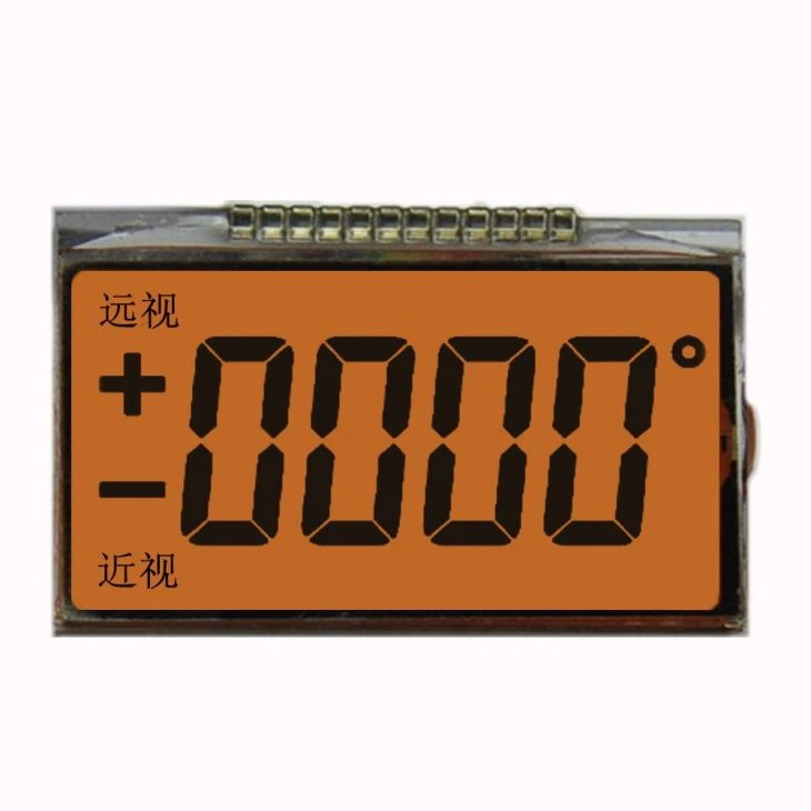 TN Positive Lcd Modules 7 Segment Lcd Display With Pin